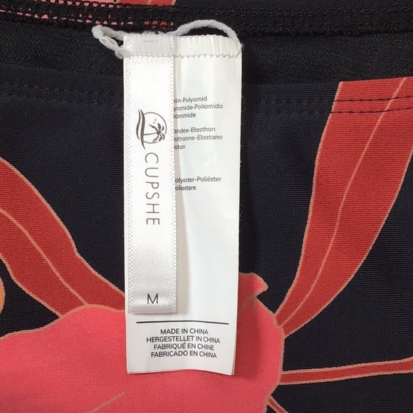 🏝️ Cupshe Tropical Floral Bikini Bottom Sz. M - Picture 2 of 9